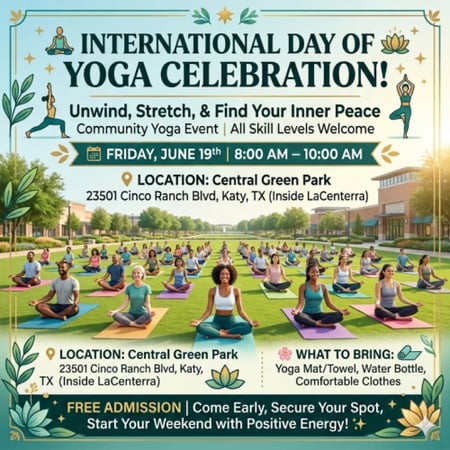 International Day of Yoga Celebration International Day of Yoga Celebration